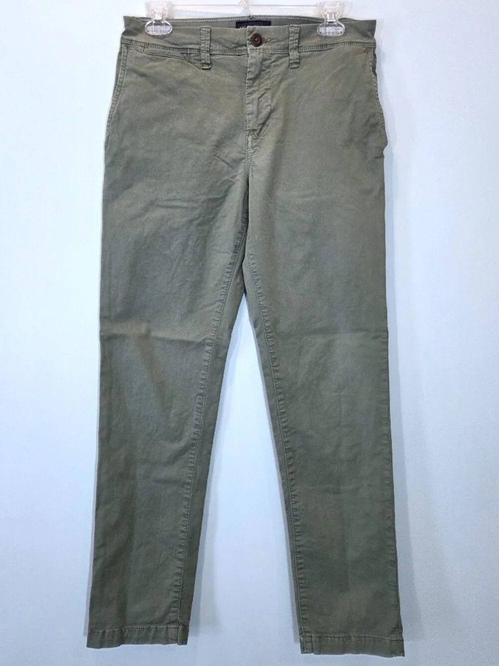 NWOT American Eagle Extreme Flex Slim Chino Olive Green Pants Size 28